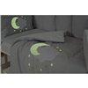 Постельный комплект Babycentre & Twins Moonlight grey 6 элементов