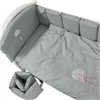 Постельный комплект Babycentre & Twins Welcome to the world grey 6 эл.