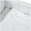 Постельный комплект Babycentre & Twins Welcome to the world white 6 эл.