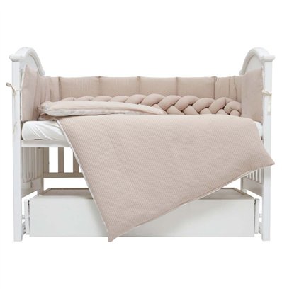 Постільний комплект Twins Cotton beige, 7 ел.