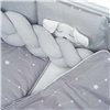 Постельный комплект Twins Кролик grey, 7 элементов