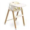Стільчик для годування 3 в 1 Caretero Triplo Beige