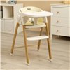 Стільчик для годування 3 в 1 Caretero Triplo Beige