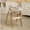 Стільчик для годування 3 в 1 Caretero Triplo Beige