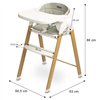 Стульчик для кормления 3 в 1 Caretero Triplo Beige