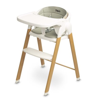 Стільчик для годування 3 в 1 Caretero Triplo Grey