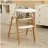 Стульчик для кормления 3 в 1 Caretero Triplo Grey