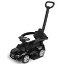 Машинка-каталка Toyz (Caretero ) Mercedes C-CLASS з батьківською ручкою Black