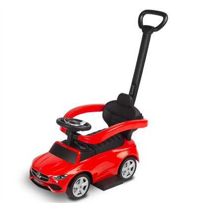 Машинка-каталка Toyz (Caretero ) Mercedes C-CLASS с отцовской ручкой Red