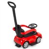 Машинка-каталка Toyz (Caretero ) Mercedes C-CLASS с отцовской ручкой Red