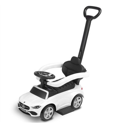Машинка-каталка Toyz (Caretero ) Mercedes C-CLASS с отцовской ручкой White