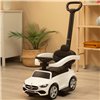 Машинка-каталка Toyz (Caretero ) Mercedes C-CLASS с отцовской ручкой White