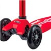 Детский трехколесный самокат Micro Maxi Deluxe Красный, 5 лет+