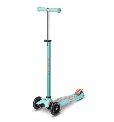 Дитячий триколісний самокат Micro Maxi Deluxe М'ятний, 5 років+