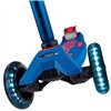Дитячий триколісний самокат Micro Maxi Deluxe Led Синій, 5 років+