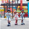 Детский трехколесный самокат Micro Maxi Deluxe Led Синий, 5 лет+