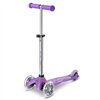 Детский трехколесный самокат Micro Mini Deluxe Fairy Glitter Led Пурпурный, 2 лет+