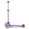 Детский трехколесный самокат Micro Mini Deluxe Fairy Glitter Led Пурпурный, 2 лет+