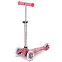 Дитячий триколісний самокат Micro Mini Deluxe Fairy Glitter Led Рожевий, 2 років+