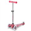 Детский трехколесный самокат Micro Mini Deluxe Fairy Glitter Led Розовый, 2 лет+