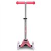 Детский трехколесный самокат Micro Mini Deluxe Fairy Glitter Led Розовый, 2 лет+