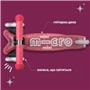Детский трехколесный самокат Micro Mini Deluxe Fairy Glitter Led Розовый, 2 лет+