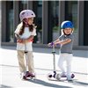 Детский трехколесный самокат Micro Mini Deluxe Fairy Glitter Led Розовый, 2 лет+