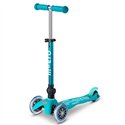 Детский трехколесный самокат Micro Mini Deluxe Foldable Аква, 2 лет+