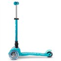 Детский трехколесный самокат Micro Mini Deluxe Foldable Аква, 2 лет+