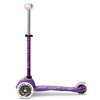 Дитячий триколісний самокат Micro Mini Deluxe Magic Фіолетовий, 2 років+