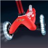 Детский трехколесный самокат Micro Mini Deluxe Led Красный, 2 лет+