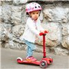 Детский трехколесный самокат Micro Mini Deluxe Led Красный, 2 лет+