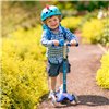 Детский трехколесный самокат Micro Mini Deluxe Синий, 2 лет+