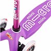 Детский трехколесный самокат Micro Mini Deluxe Фиолетовый, 2 лет+