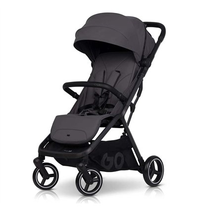 Прогулянкова коляска EasyGo Hero Ebony, cloud grey