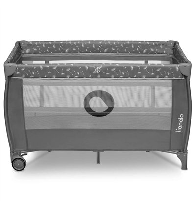 Манеж кровать Lionelo Stefi Plus Grey White