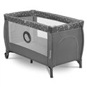 Манеж кровать Lionelo Stefi Plus Grey White