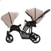 Універсальна коляска для двійні Bebetto B 42 PRO бежева