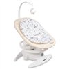 Шезлонг-качели для малыша 2 в 1 Caretero Noco Beige