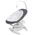 Шезлонг-качели для малыша 2 в 1 Caretero Noco Graphite