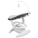 Шезлонг-гойдалка для малюка 2 в 1 Caretero Noco Graphite