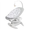 Шезлонг-гойдалка для малюка 2 в 1 Caretero Noco Grey