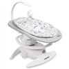 Шезлонг-гойдалка для малюка 2 в 1 Caretero Noco Grey