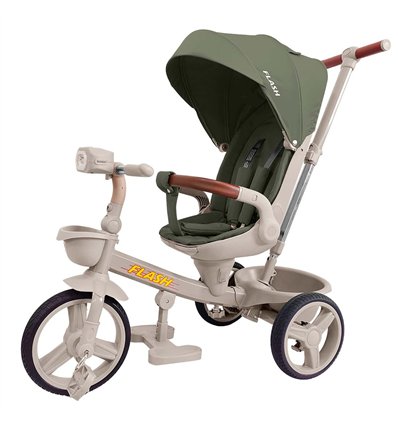 Велосипед трехколесный Tilly Flash T-3812 Green