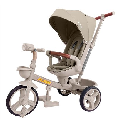 Велосипед трехколесный Tilly Flash T-3812 Light Beige