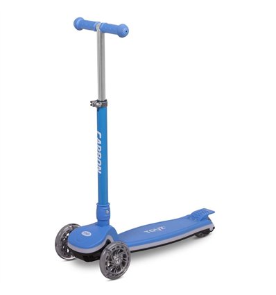 Дитячий триколісний самокат Toyz (Caretero) Carbon Light Blue, 3 років+