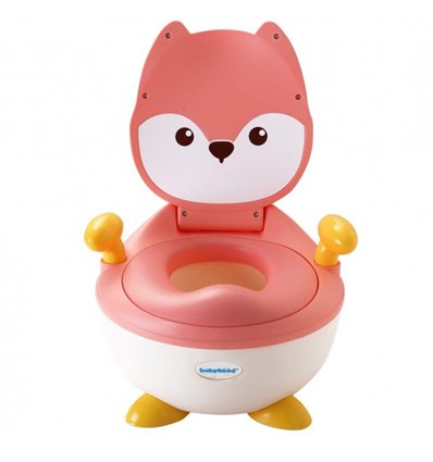 Дитячий горщик Babyhood Лисиця BH-113FP, рожевий