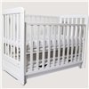 Детская кроватка Дубок Lux с ящиком 9803-DL-01, белая