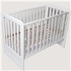 Детская кроватка Дубок Lux с ящиком 9803-DL-01, белая