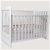 Детская кроватка Дубок Lux с ящиком 9803-DL-01, белая